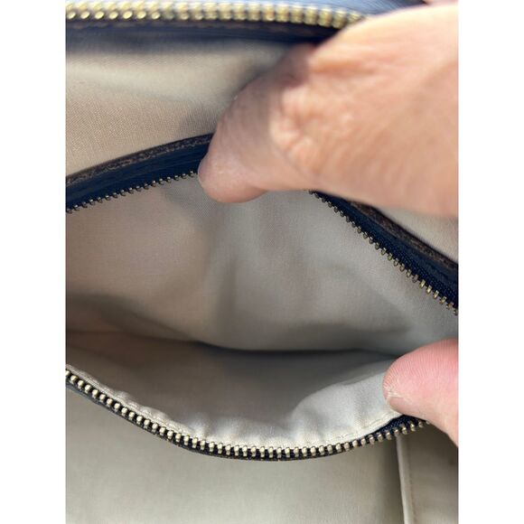 Louis Vuitton Navy Monogram Mini Lin Josephine GM Satchel - Picture 6 of 15